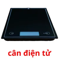 cân điện tử picture flashcards