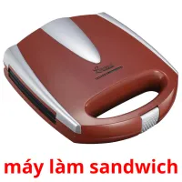 máy làm sandwich picture flashcards