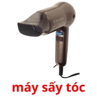 máy sấy tóc picture flashcards