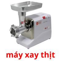 máy xay thịt picture flashcards