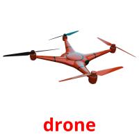 drone Tarjetas didacticas