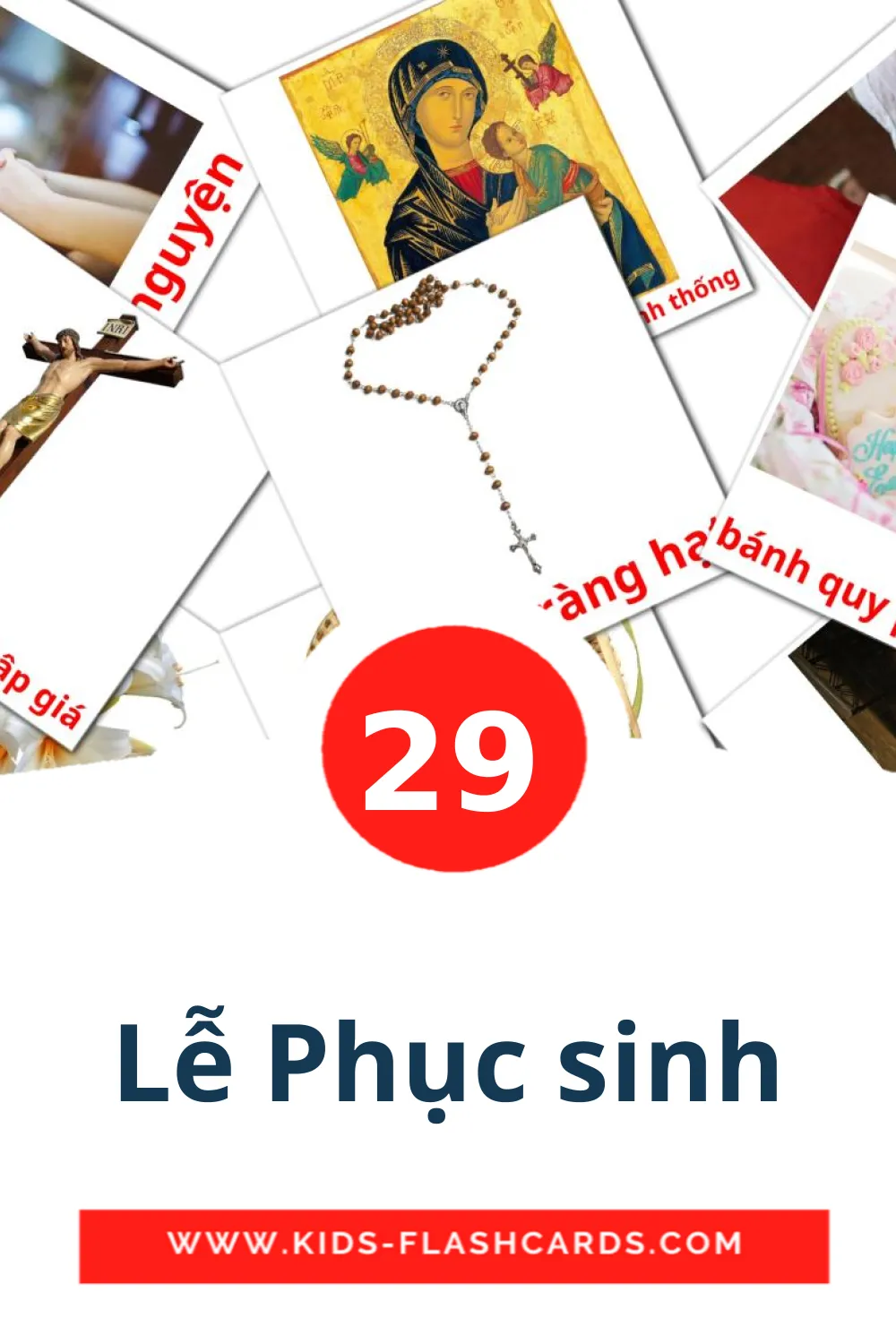 29 Lễ Phục sinh fotokaarten voor kleuters in het vietnamese