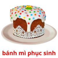 bánh mì phục sinh picture flashcards