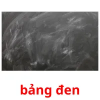 bảng đen flashcards illustrate