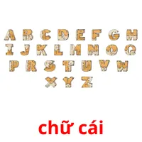 chữ cái flashcards illustrate