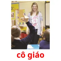 cô giáo flashcards illustrate