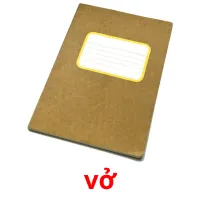 vở flashcards illustrate