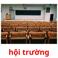 hội trường flashcards illustrate