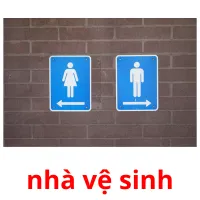 nhà vệ sinh flashcards illustrate