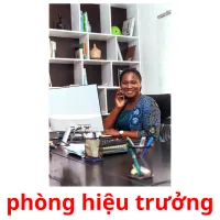 phòng hiệu trưởng flashcards illustrate