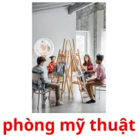 phòng mỹ thuật flashcards illustrate