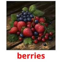berries cartões com imagens