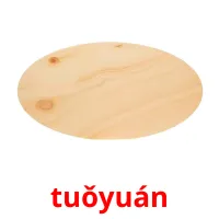 tuǒyuán picture flashcards