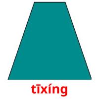 tīxíng picture flashcards