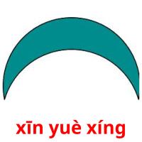 xīn yuè xíng picture flashcards
