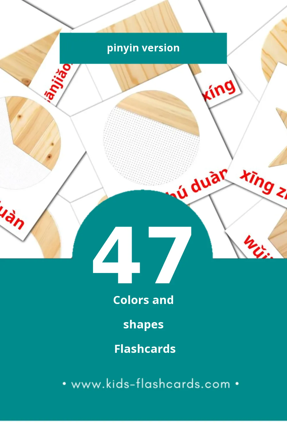 Visual Shùxué Flashcards for Toddlers (47 cards in Pinyin)