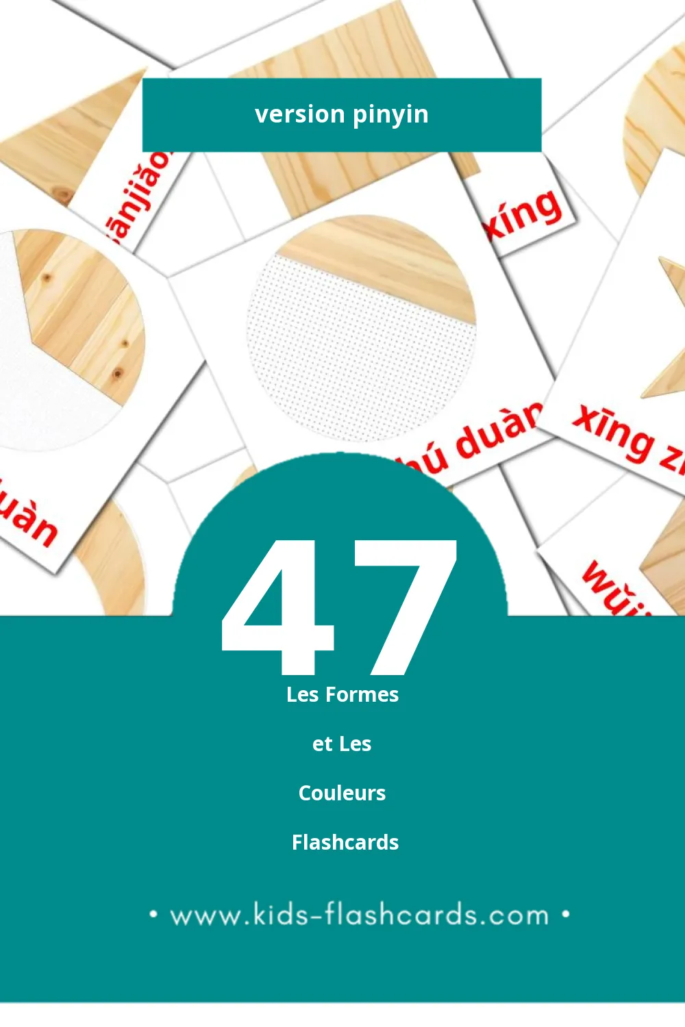 Flashcards Visual Shùxué pour les tout-petits (47 cartes en Pinyin)