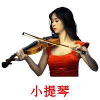 小提琴 ansichtkaarten