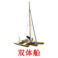 双体船 card for translate