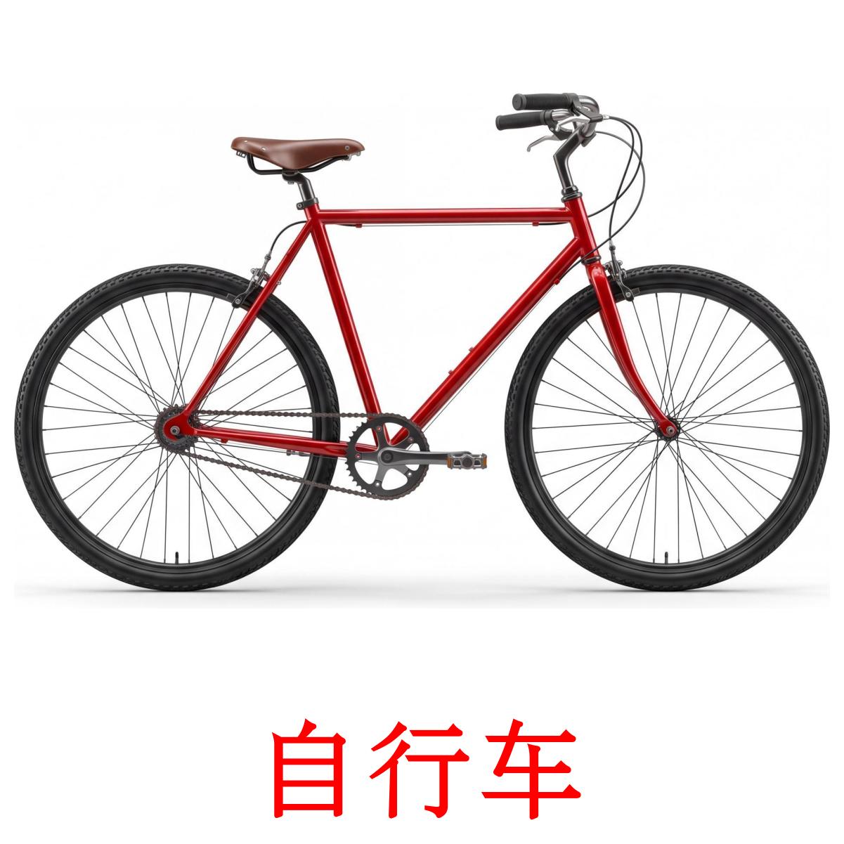 17 Printable Bicycle transport Flashcards in Chinese(Simplified) (Free PDF)