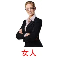 女人 ansichtkaarten