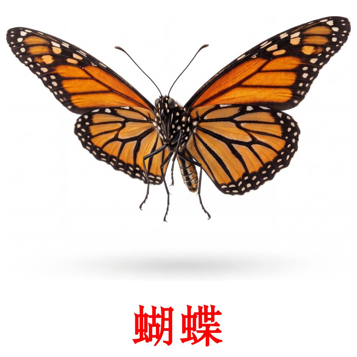 24 Printable Insects Flashcards in Chinese(Simplified) (Free PDF)