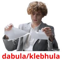 dabula/klebhula flashcards illustrate