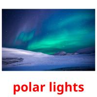 polar lights picture flashcards