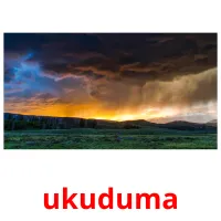 ukuduma picture flashcards