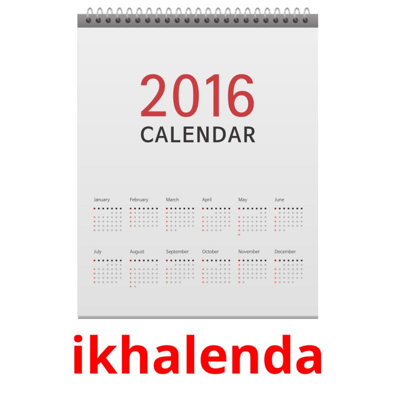24 FREE Zulu Calendar Flashcards PDF