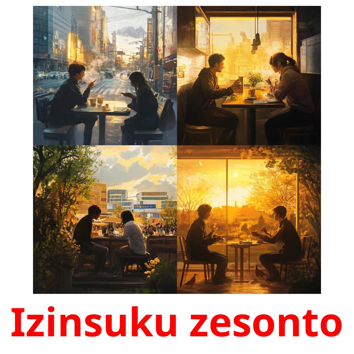 Izinsuku zesonto picture flashcards