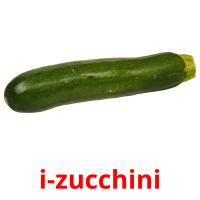 i-zucchini flashcards illustrate