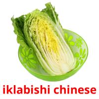 iklabishi chinese picture flashcards