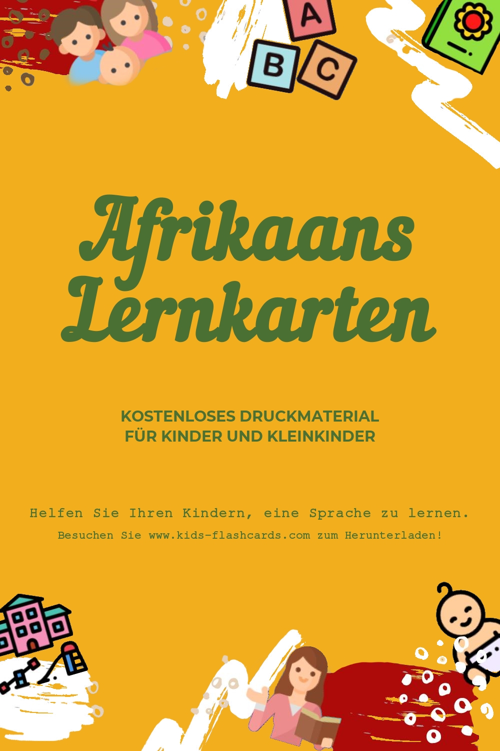 Arbeitsblätter zum Erlernen der Afrikaansen Sprache