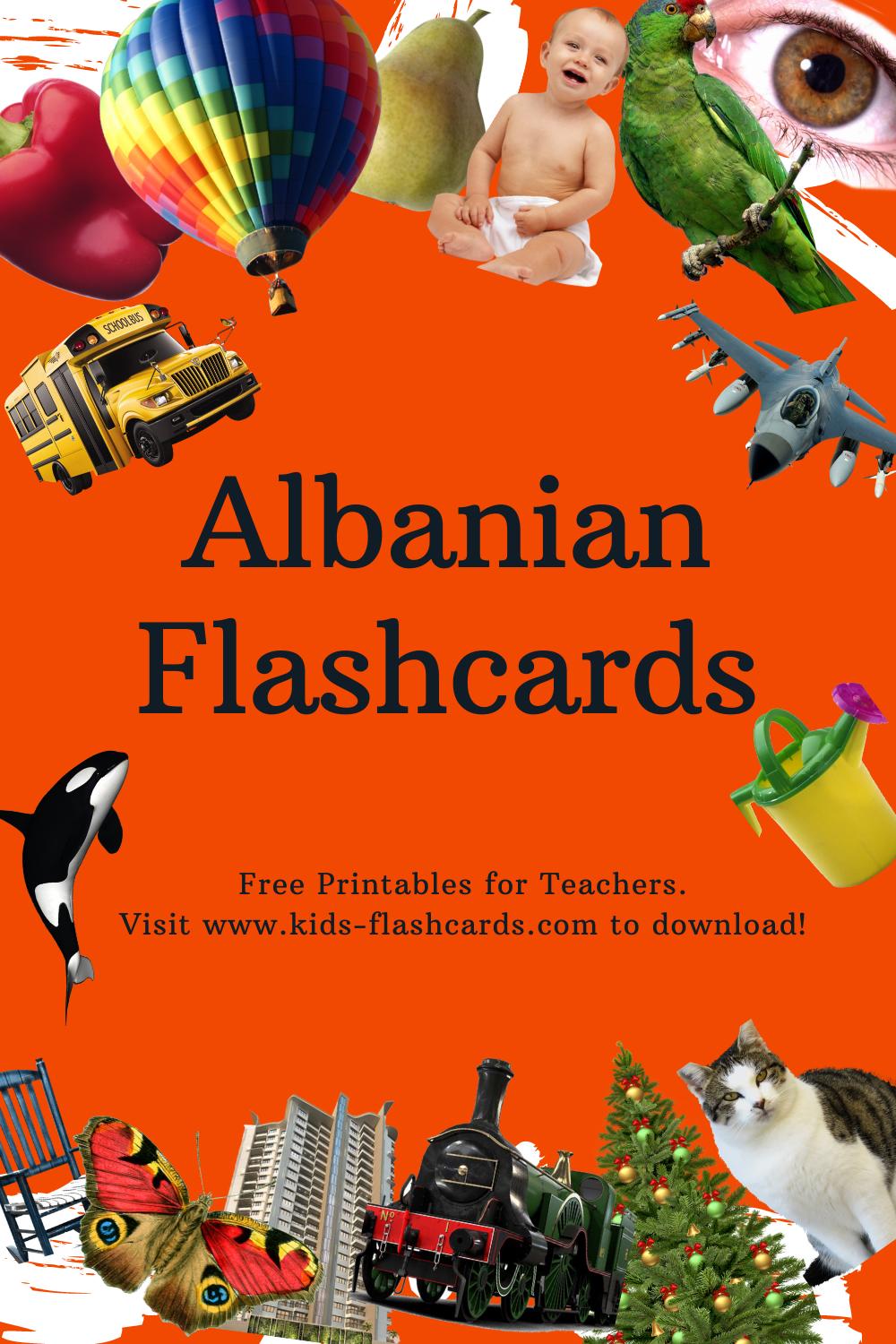 Worksheets to learn Albanian language