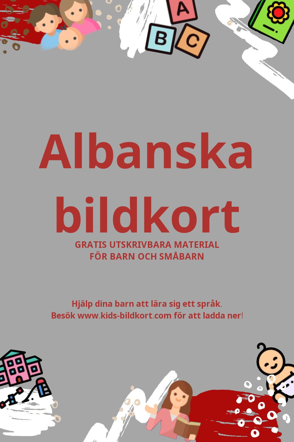 Arbetsblad för att lära sig Albanska