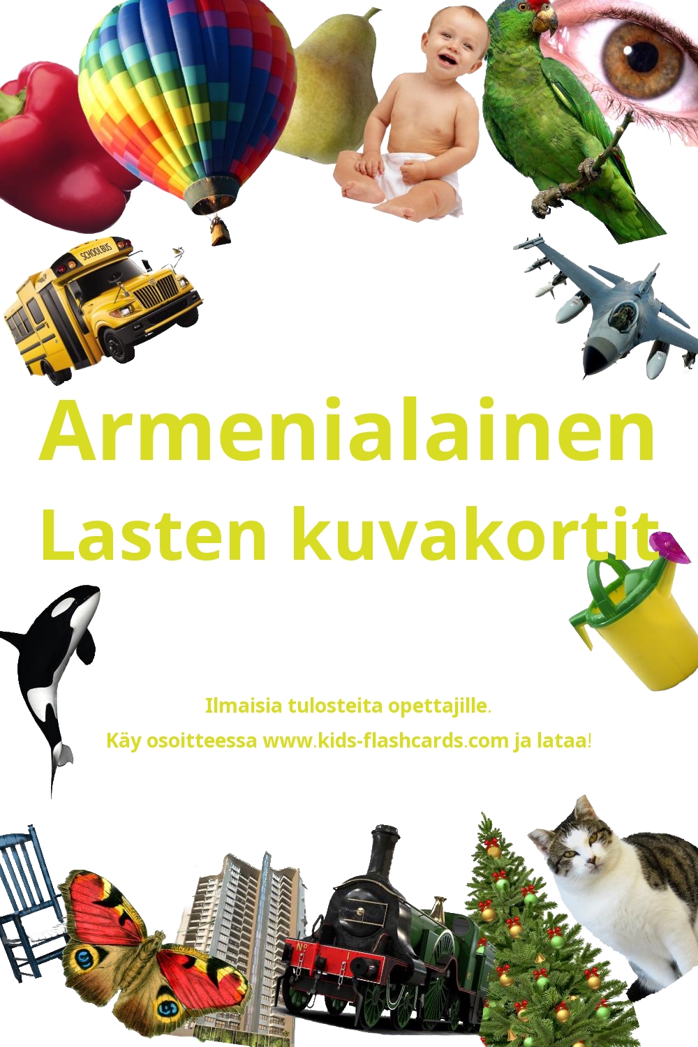 Ilmaisia tulostettavia lasten kuvakortteja Armenialainen