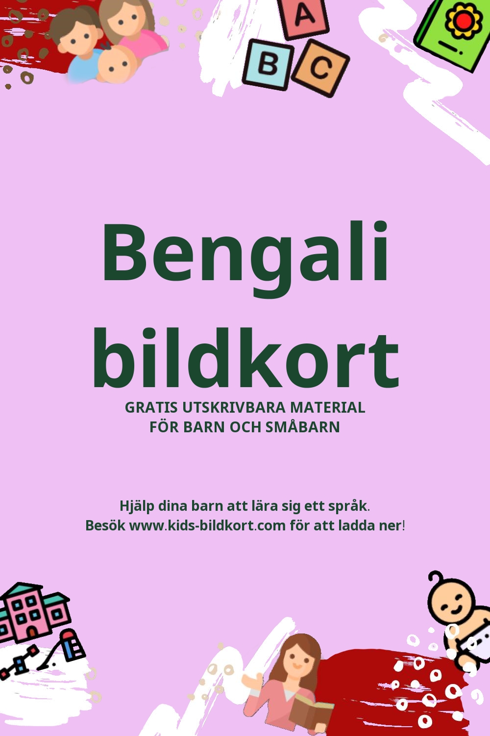 Arbetsblad för att lära sig Bengali