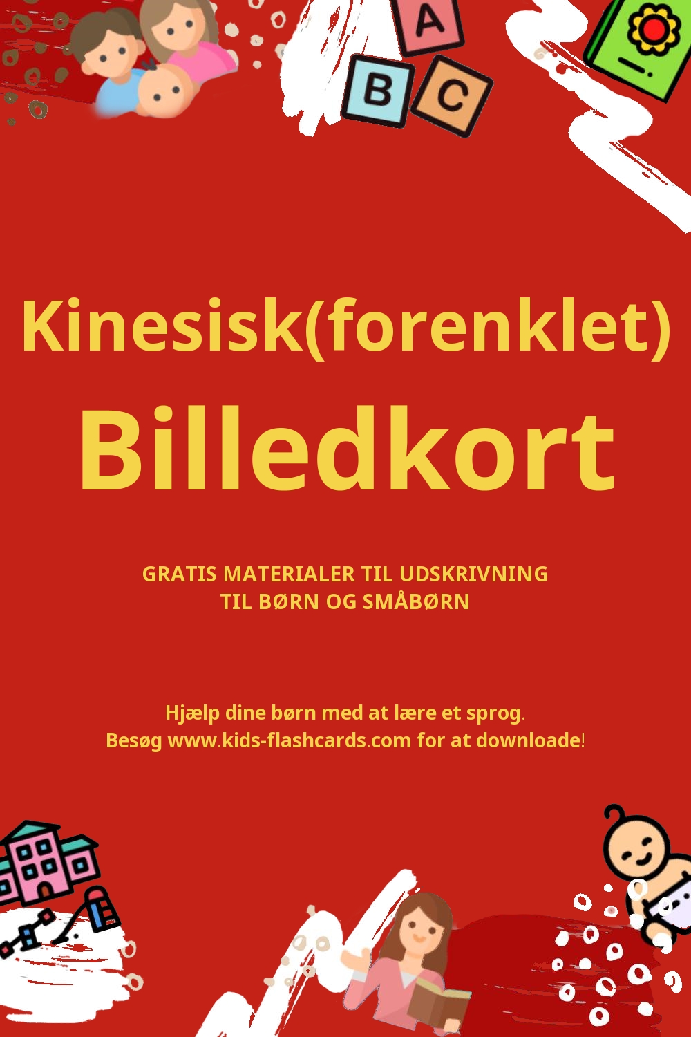 Arbejdsark til at lære Kinesisk(forenklet) sprog