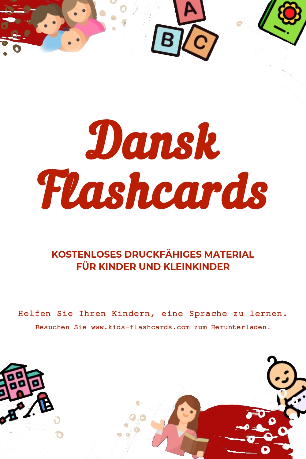 Arbeitsblätter zum Erlernen der Dansken Sprache
