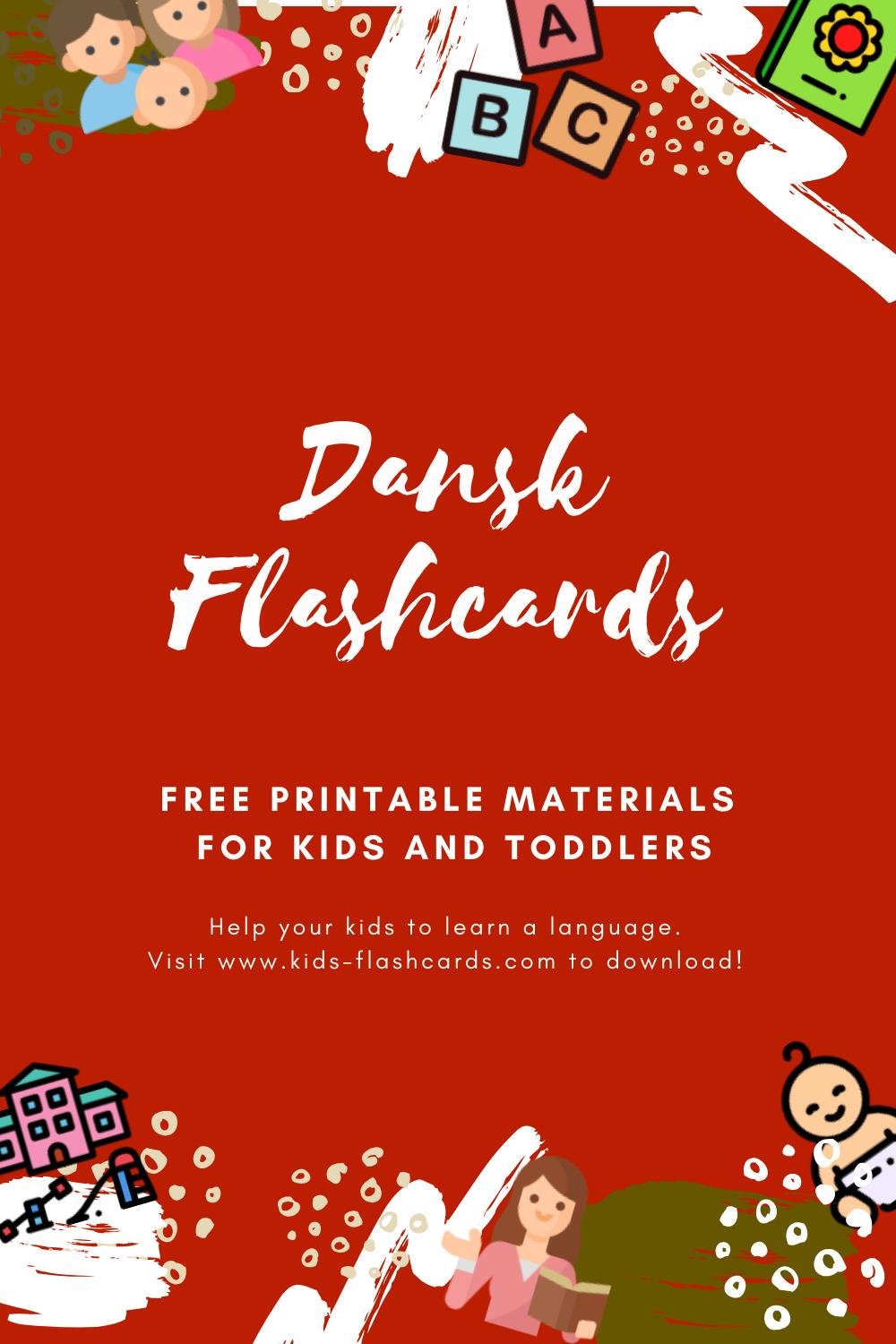 Free Dansk Printables