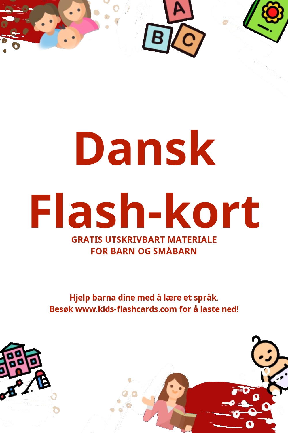 Arbeidsark for å lære Dansk