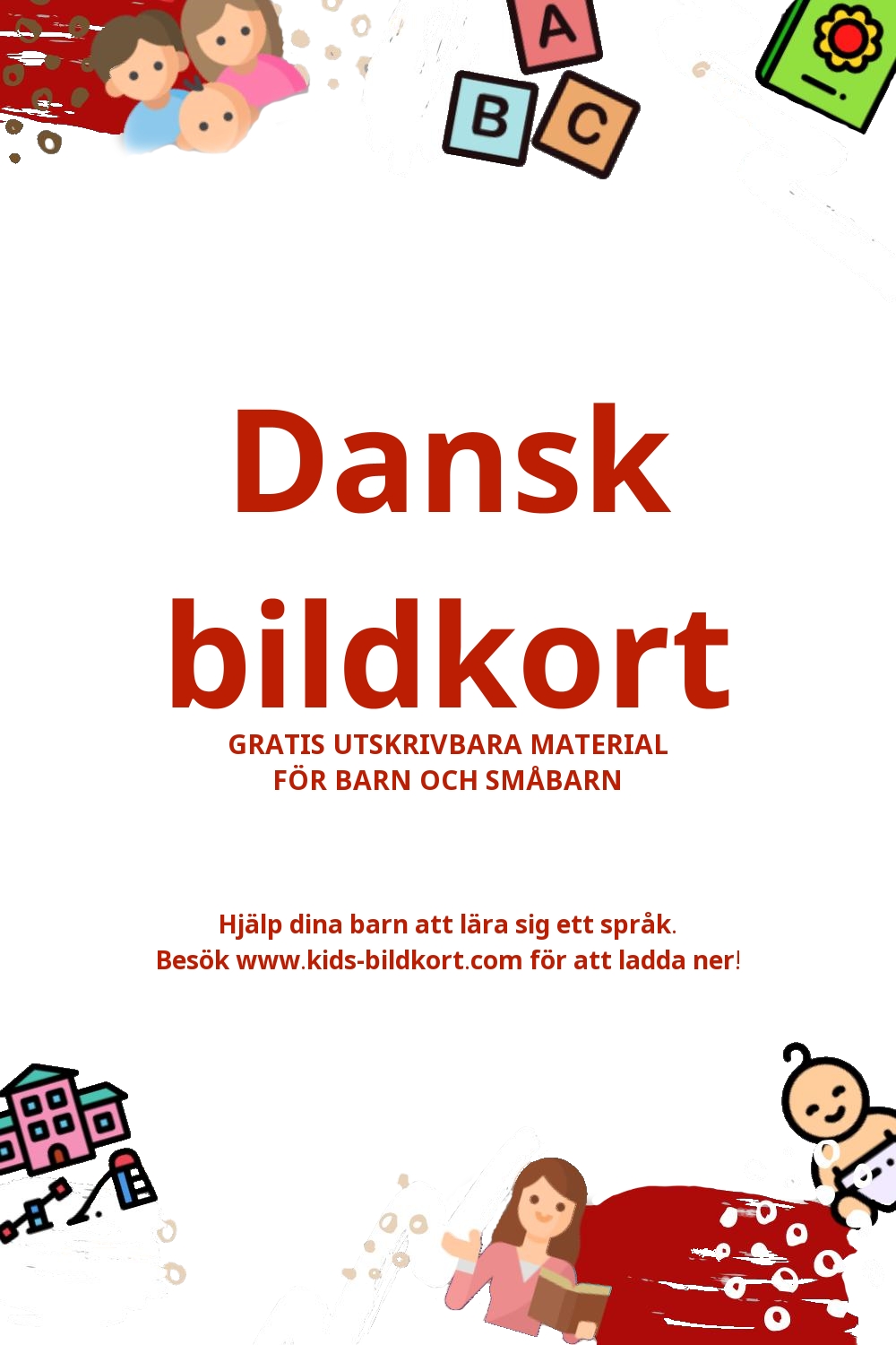 Arbetsblad för att lära sig Dansk