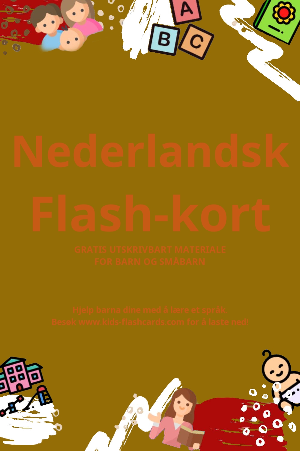 Arbeidsark for å lære Nederlandsk