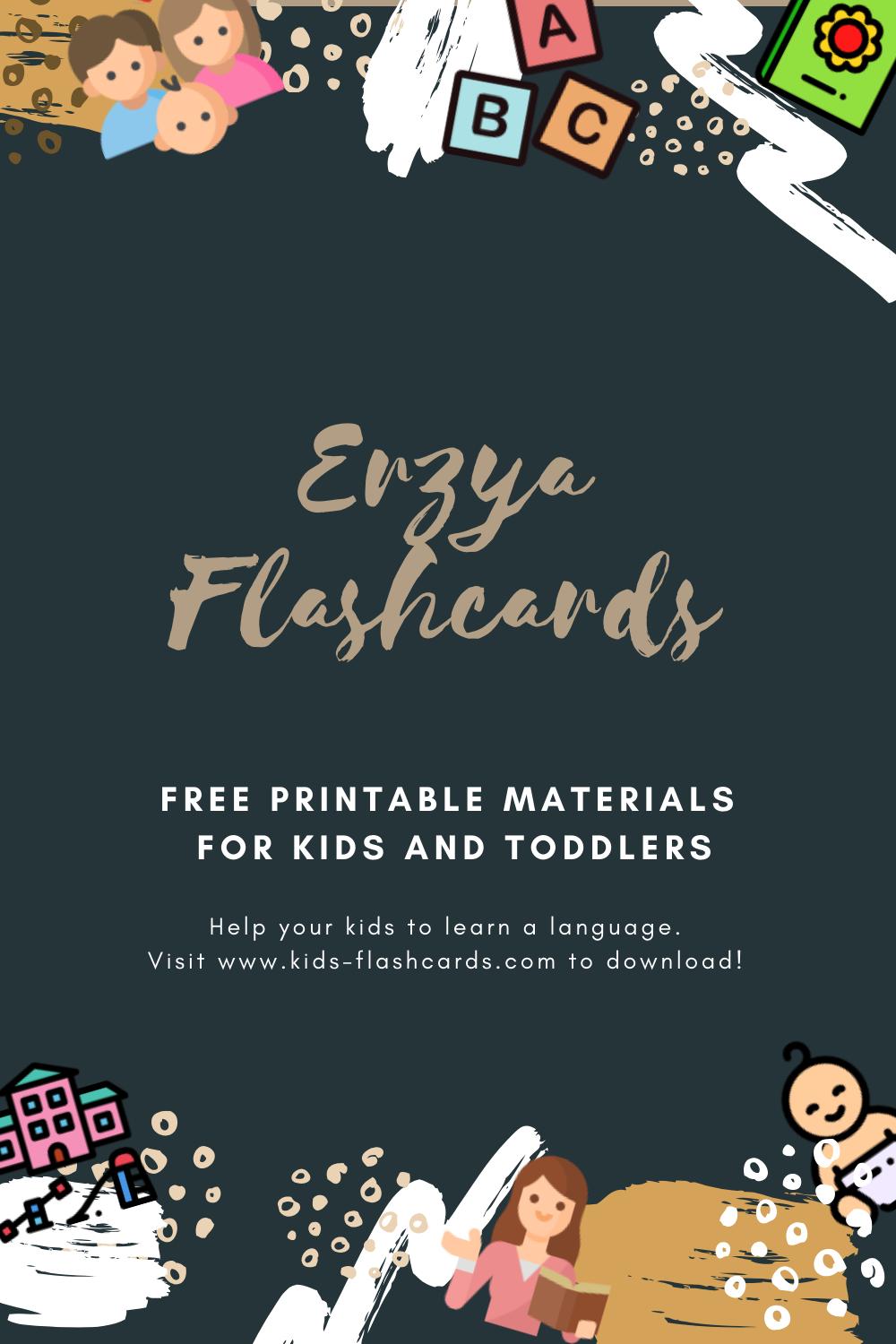 Free Erzya Printables