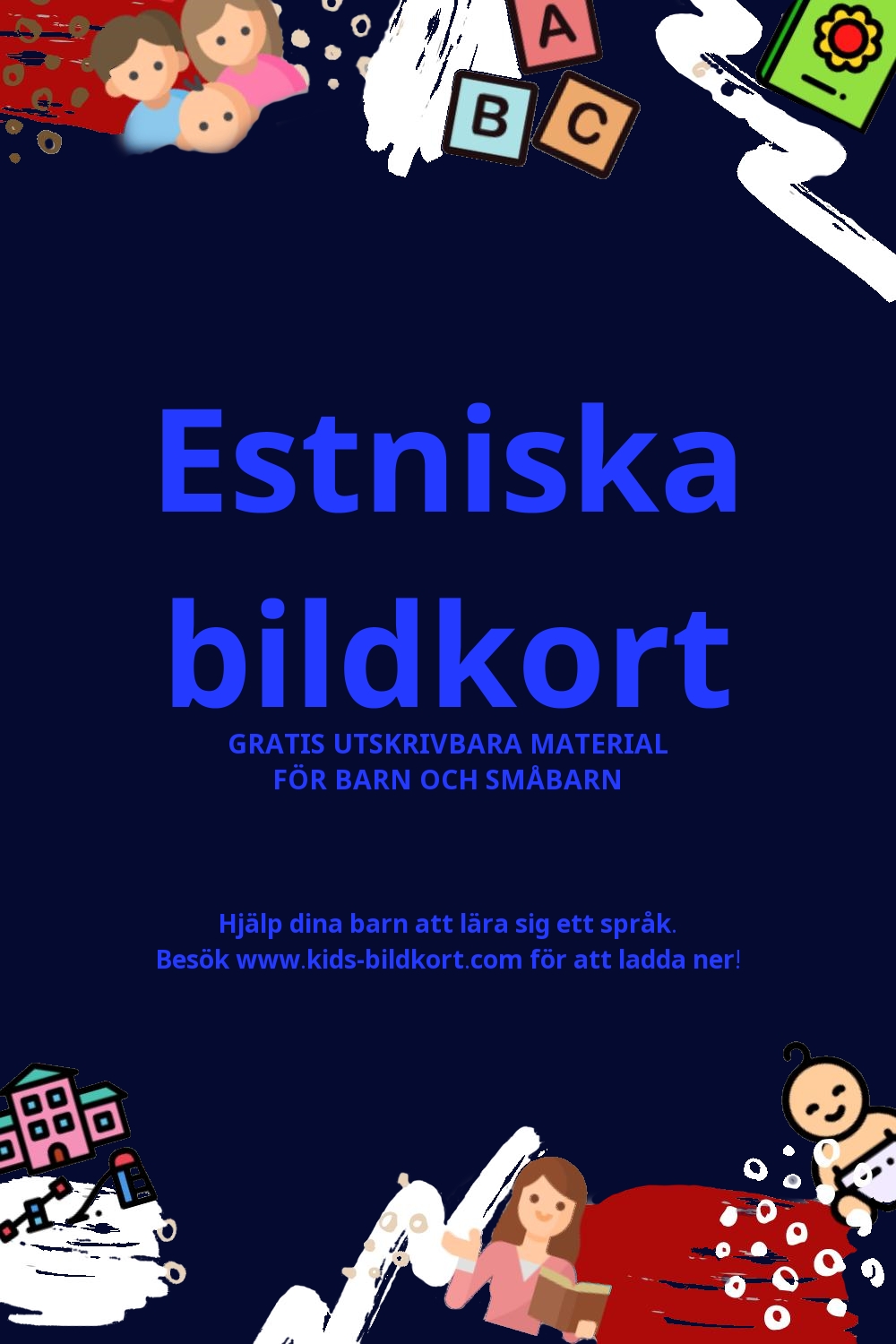 Arbetsblad för att lära sig Estniska