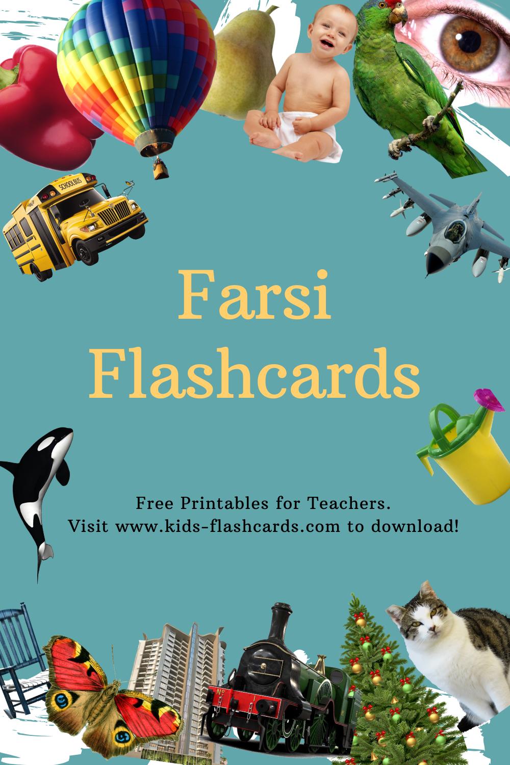 Worksheets to learn Farsi language