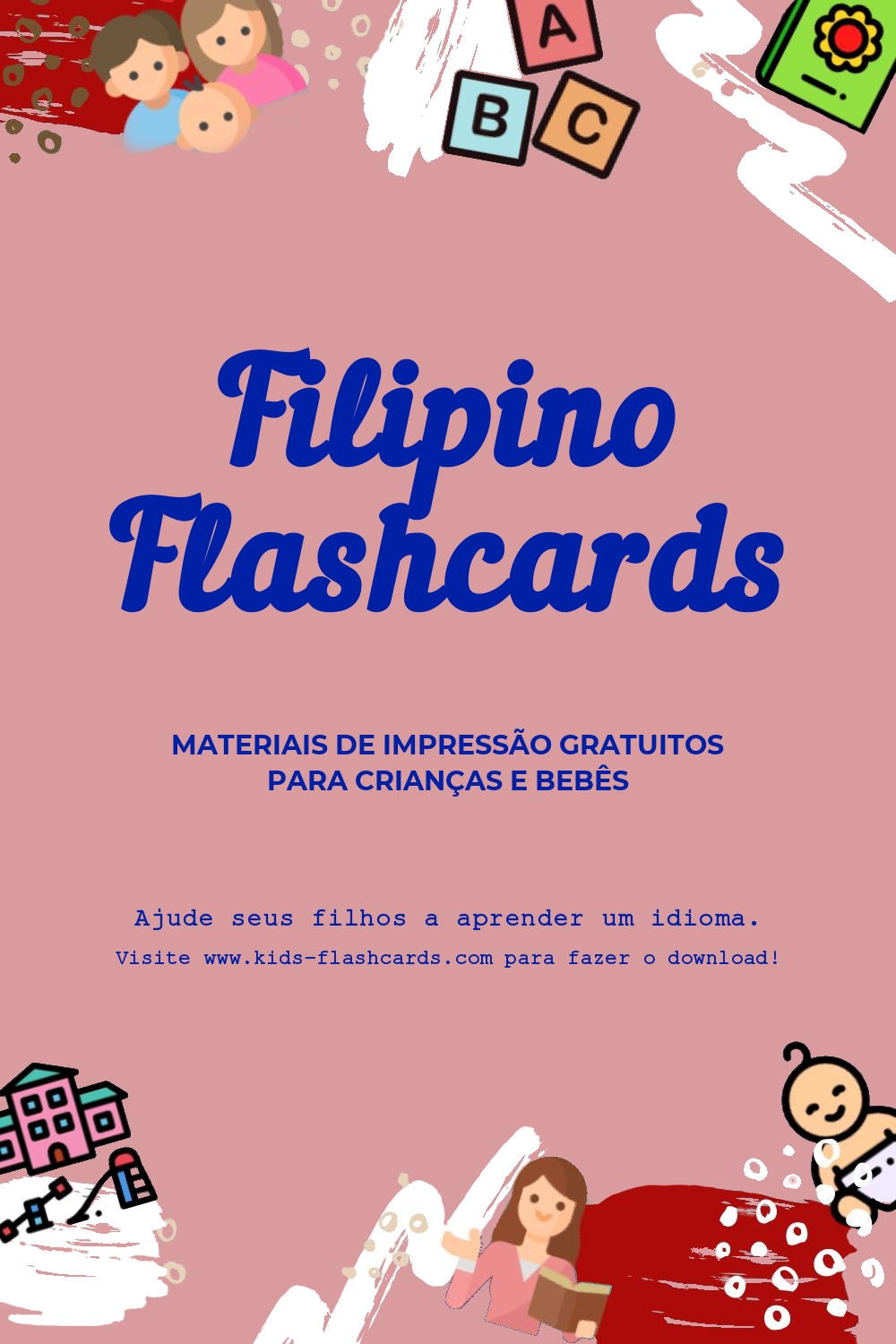 Fichas de trabalho para aprender a língua Filipinoa