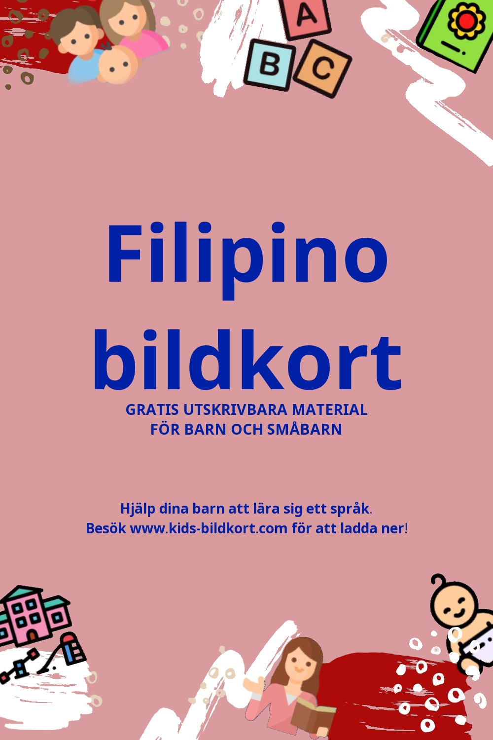 Arbetsblad för att lära sig Filipino