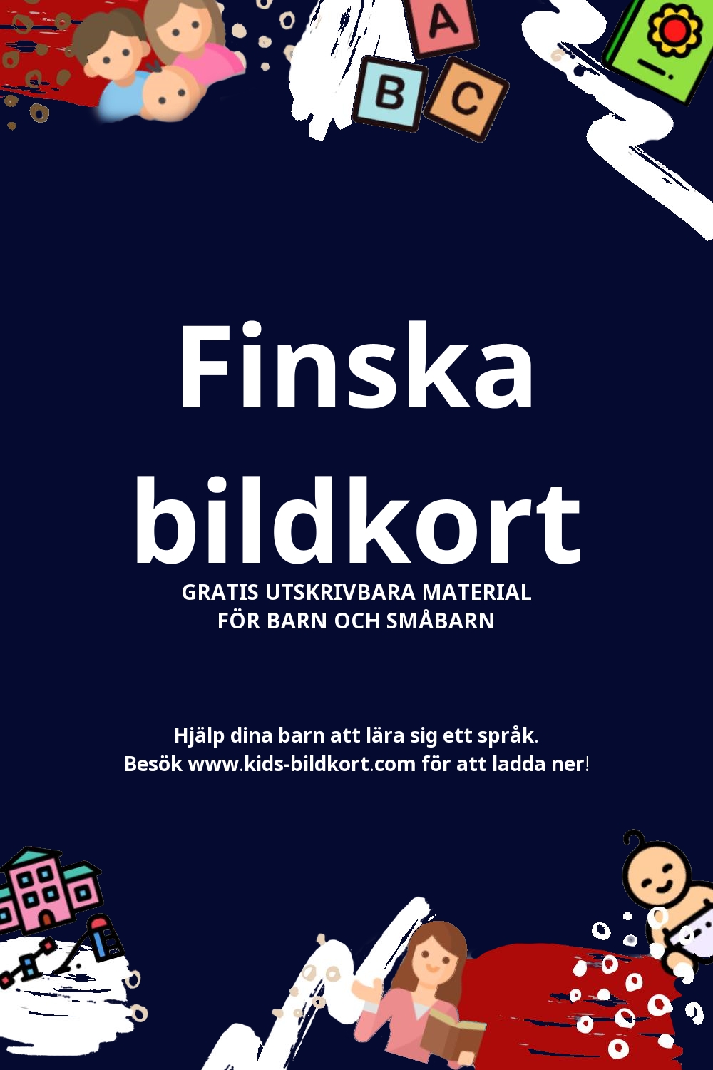 Arbetsblad för att lära sig Finska